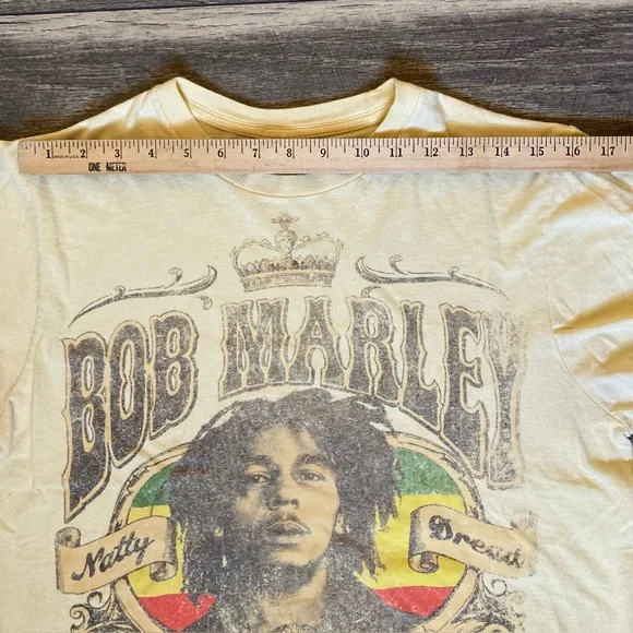 Bob Marley Graphic T-Shirt Zion Brand Size Large - Picture 4 of 6